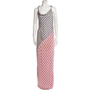 REBECCA VALLANCE - Marrakech paneled striped sateen